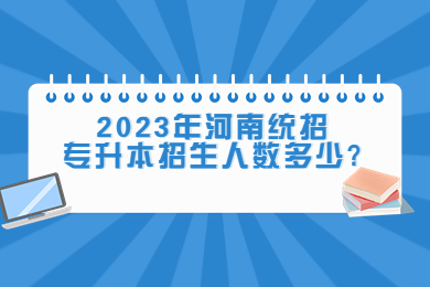 2023年河南統招專升本招生人數多少?